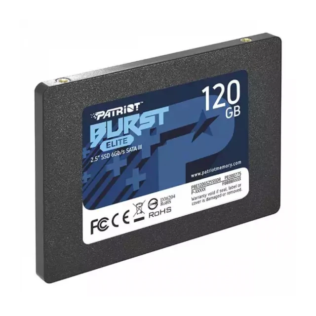 SSD 2.5 SATA3 6Gb/s 120GB Patriot Burst Elite 450MBs/320MBs PBE120GS25SSDR