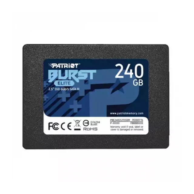 SSD 2.5 SATA3 6Gb/s 240GB Patriot Burst Elite 450MBs/320MBs PBE240GS25SSDR