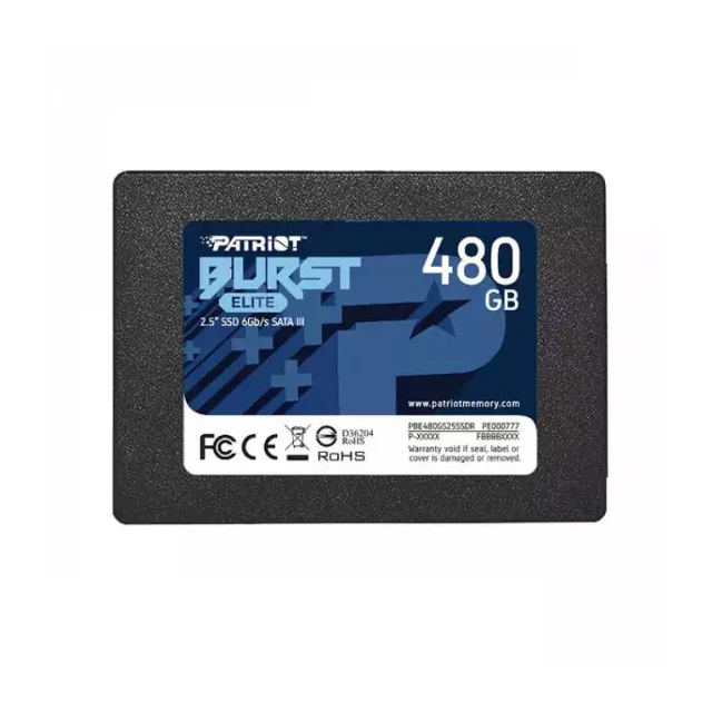 SSD 2.5 SATA3 6Gb/s 480GB Patriot Burst Elite 450MBs/320MBs PBE480GS25SSDR