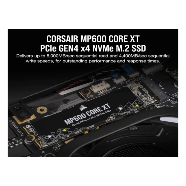 SSD CORSAIR MP600 CORE XT 2TB/NVMe M.2/Gen4 PCIe x4/crna