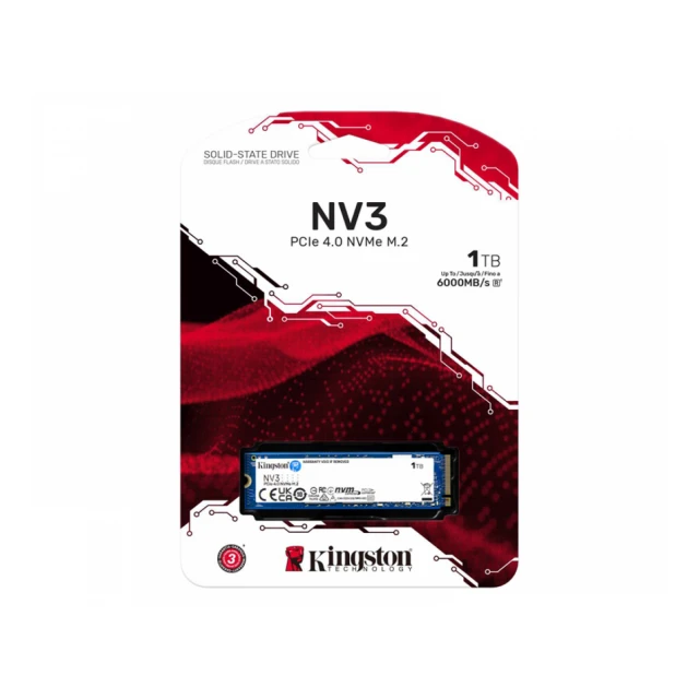 SSD Kingston 1TB M.2 NVMe PCIe 4.0 SNV3S/1000G NV3 Series