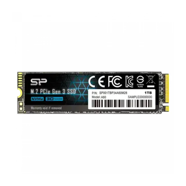 SSD M.2 NVME 1TB Silicon Power SP001TBP34A60M28 2200MBs/1600MBs