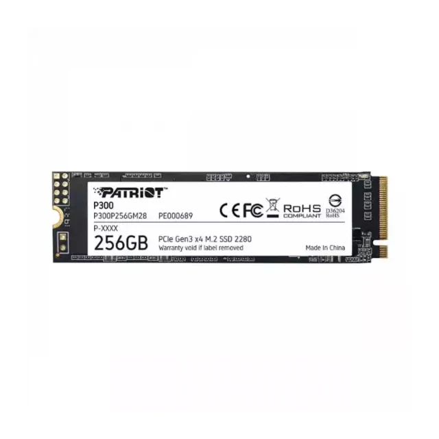 SSD M.2 NVMe 256GB Patriot P300 1700MBs/1100MBs P300P256GM28