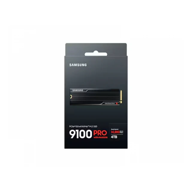 SSD M.2 NVMe Samsung 4TB 9100 Pro MZ-VAP4T0CW Heatsink Series