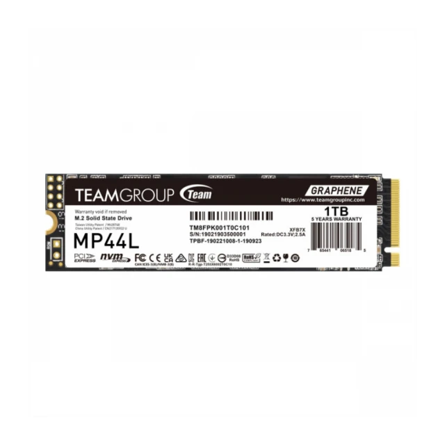 SSD M.2 NVMe TeamGroup 1TB MP44L Gen4x4 5000MBs/4500MBs TM8FPK001T0C101