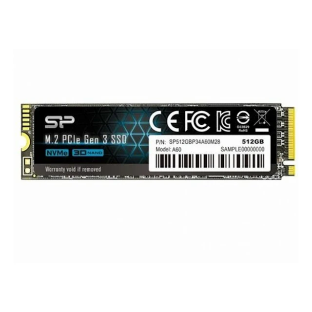 SSD SILICON POWER A60 512GB/M.2/PCIe/crna