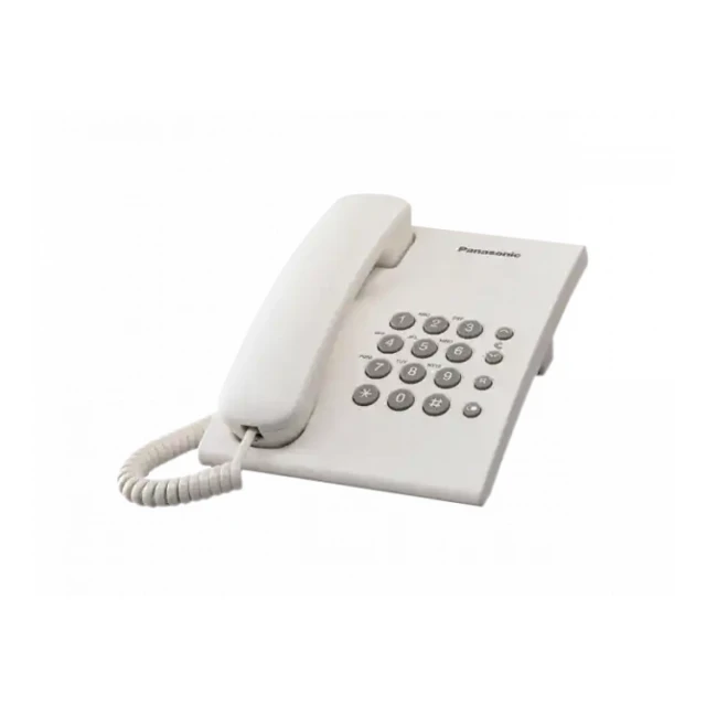 Stoni telefon Panasonic KX-TS500FXW Beli