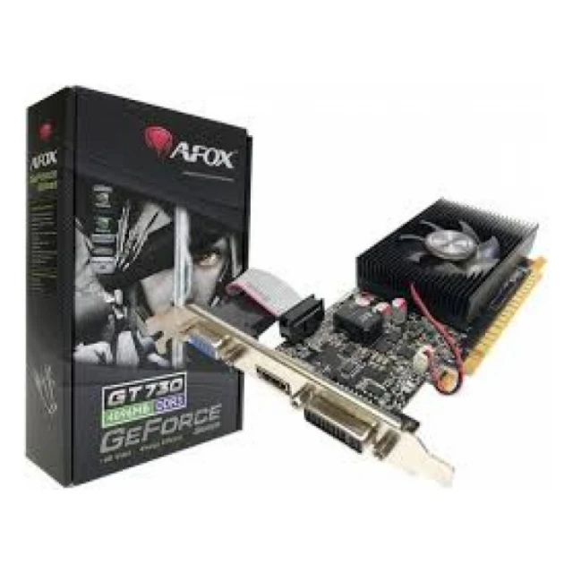 SVGA AFOX GT730 4GB DDR3 128bit DVI/HDMI/VGA/LP, AF730-4096D3L6