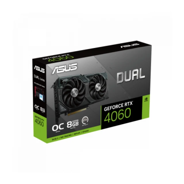 SVGA ASUS Geforce RTX 4060 DUAL V2 OC 8GB GDDR6, DUAL-RTX4060-O8G-V2