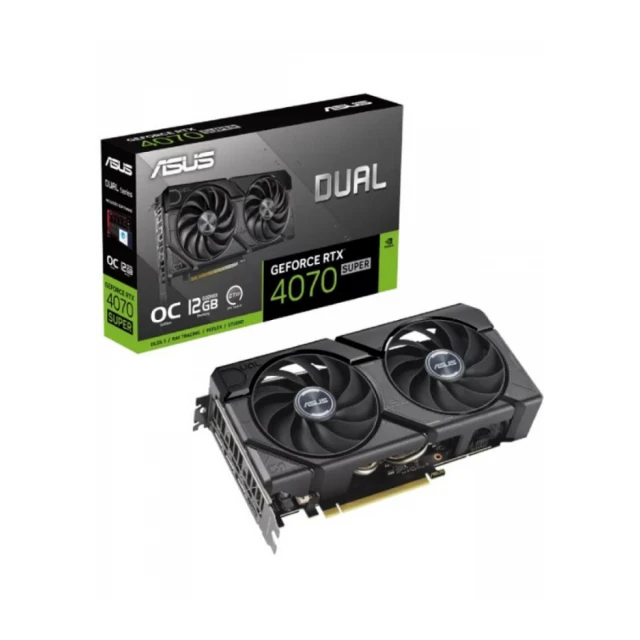 SVGA Asus RTX4070 SUPER 12GB GDDR6, DUAL-RTX4070S-O12G-EVO