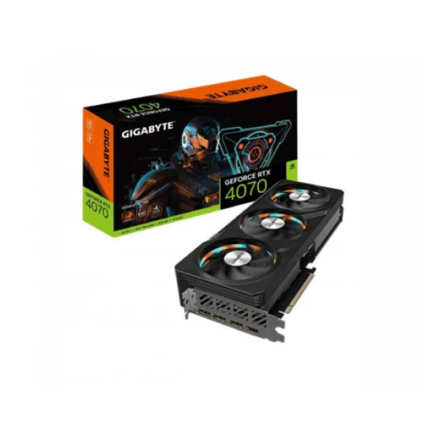 SVGA Gigabyte Geforce RTX 4070 Gaming OC 12GB, GV-N4070GAMOCV2-12GD