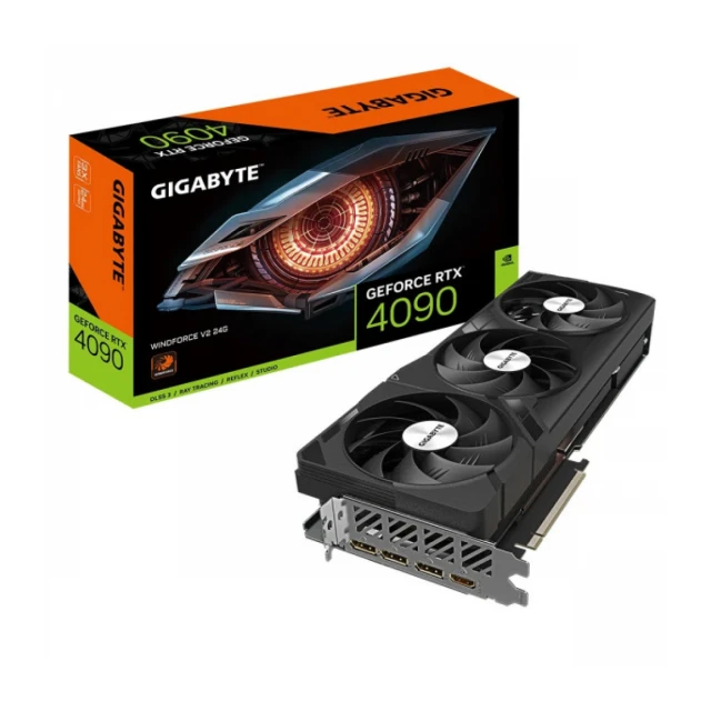 SVGA Gigabyte RTX4090 WindForce 3 24GB GDDR6, GV-N4090WF3V2-24GD