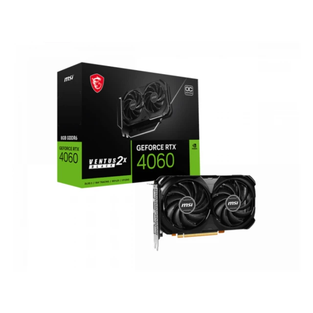 SVGA MSI Geforce RTX 4060 Ventus 2X Black 8GB OC