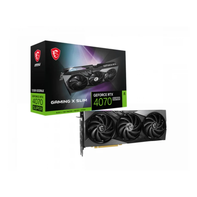 SVGA MSI Geforce RTX 4070 SUPER 16G GAMING X SLIM 12GB
