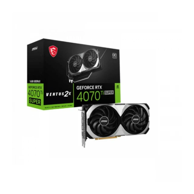 SVGA MSI Geforce RTX 4070-Ti SUPER VENTUS 2X OC 16GB GDDR6, V513-615R