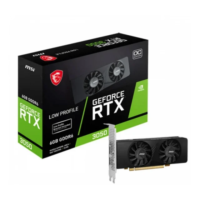 SVGA MSI RTX3050 LP 6G OC DDR6 V812-023R