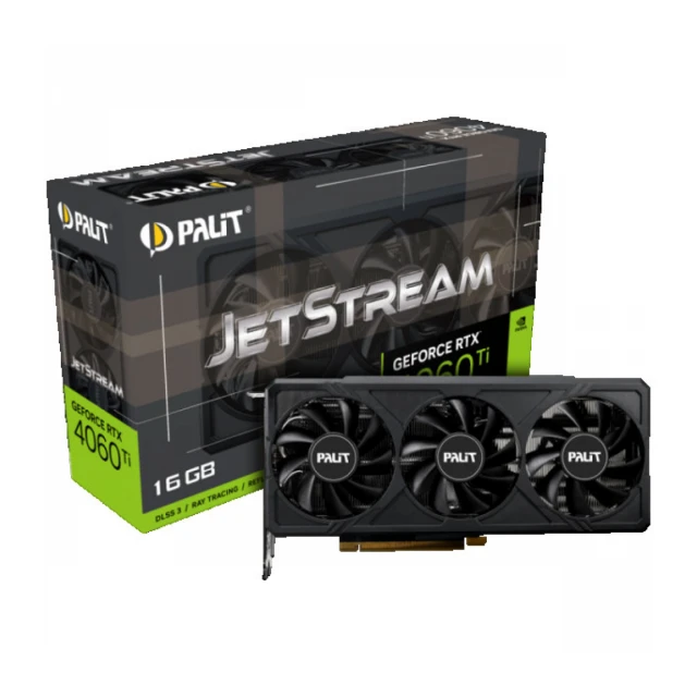 SVGA Palit Geforce RTX4060-Ti JetStream 16GB GDDR6X, NE6406T019T1-1061J