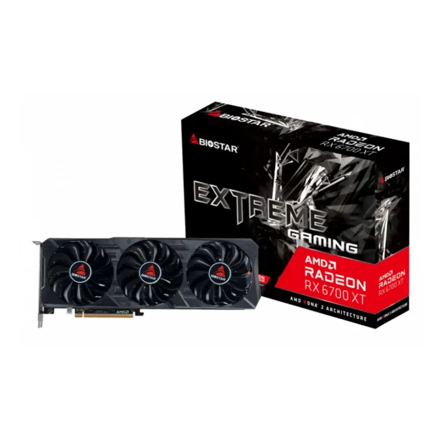 SVGA PCIE Biostar AMD Radeon RX6700XT 12GB DDR6 192bit VA67T6TML9