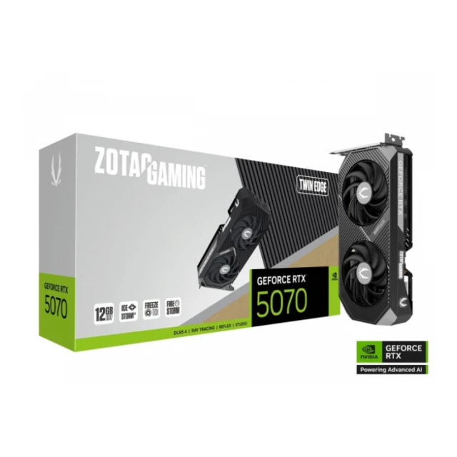 SVGA Zotac RTX 5070 Twin Edge 12GB GDDR7 192bit , ZT-B50700E-10P