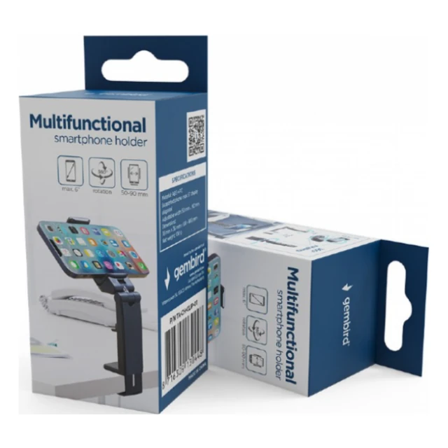 TA-CH-CLIP-01 Gembird Multifunctional smartphone holder, black