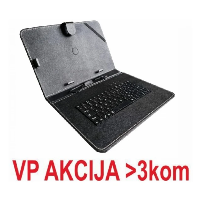 TA-PCK10-BLACK ** Gembird US Tastatura za 10 Tablet PC sa futrolom, sa micro USB konektorom (639)