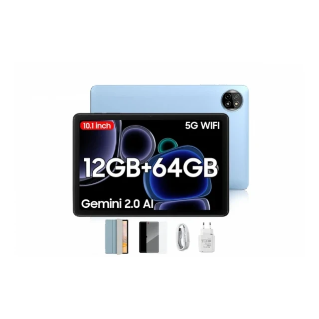 Tablet 10.1 Blackview Tab 20 Wifi 800x1280 HD+ IPS/4GB/64GB/5MP-8MP/Android 15/blue