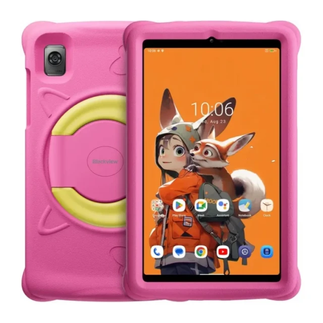 Tablet 8.68 Blackview Tab 60 kids 4G LTE 800x1340 HD IPS/4GB/128GB/8MP-5MP/Android 13/pink