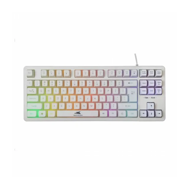 Tastatura Baracuda Krill BGK 01114 bela US RGB