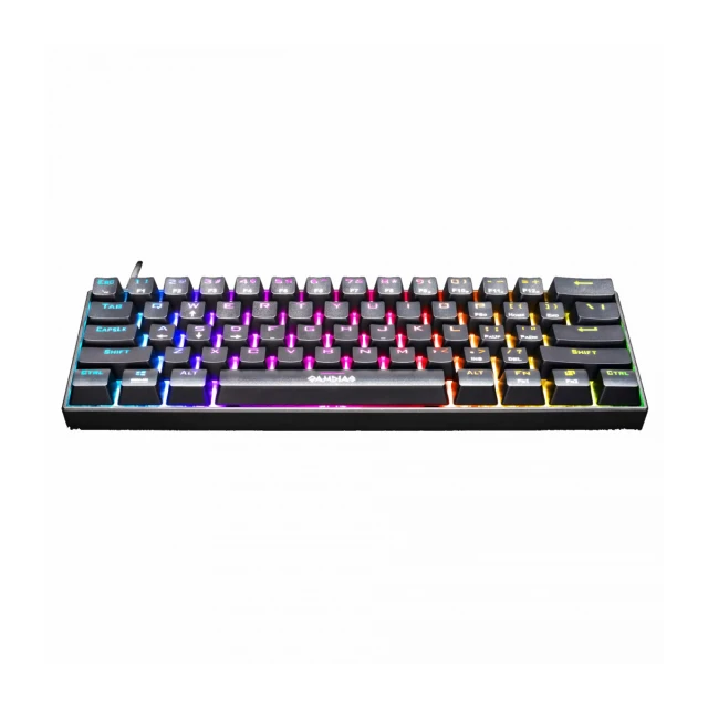 Tastatura Gamdias Hermes E3 RGB mehanička, crna,blue switch