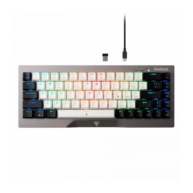 Tastatura Gamdias Hermes M4 Hybrid Mehanička RGB