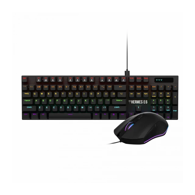 Tastatura mehanička + miš Gamdias Hermes E6
