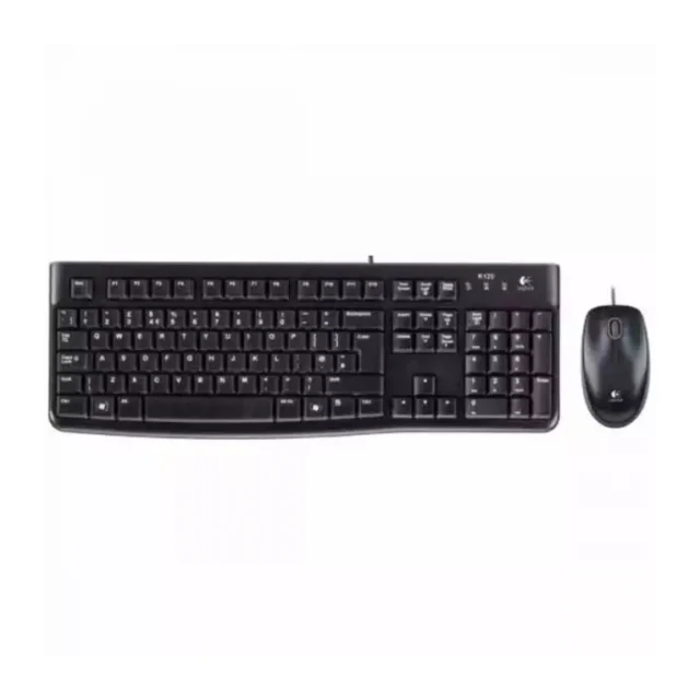 Tastatura + miš Logitech Deluxe MK120 US, crna