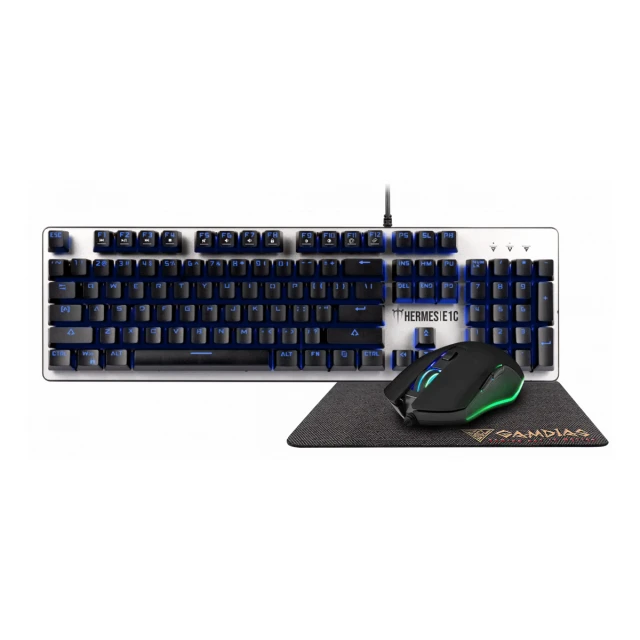 Tastatura + miš + podloga Gamdias Hermes E1C