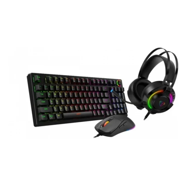 Tastatura + miš + slušalice YENKEE YGS 03 RGB mehanička tastatura/4200DPI