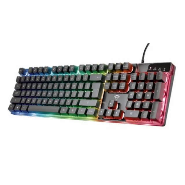 Tastatura TRUST GXT 835 AZOR žična/RGB/gaming/crna