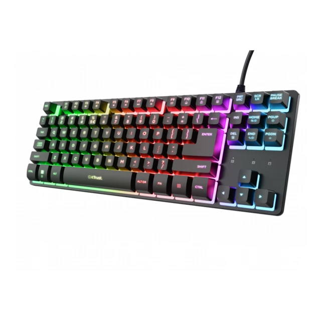Tastatura TRUST GXT833 THADO žicna/RGB/TKL/gaming/crna