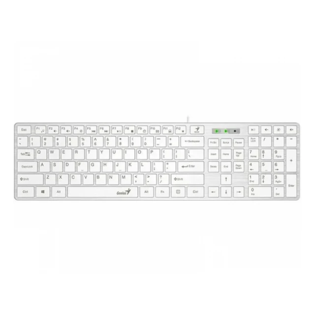 Tastatura USB Genius SlimStar 126 YU,WHITE