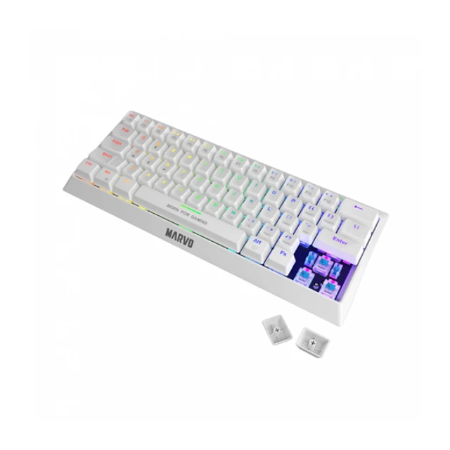 TASTATURA USB MARVO KG962 WHITE B GAMING
