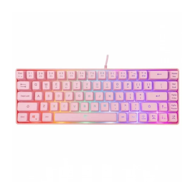 Tastatura White Shark GK 2201 Ronin US pink