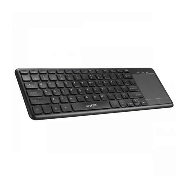 Tastatura WiFi Everest EKW-155 TouchPad US crna