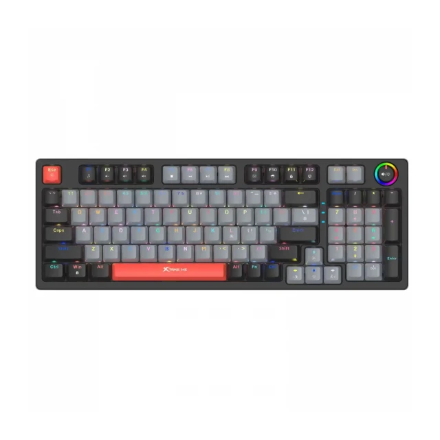 Tastatura Xtrike GK987G RGB osvetljenje, plavi svčevi, USB, mehanička