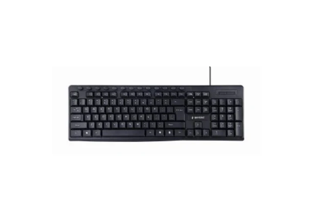 KB-UM-107 ** Gembird Multimedijalna tastatura US layout black USB (436) A