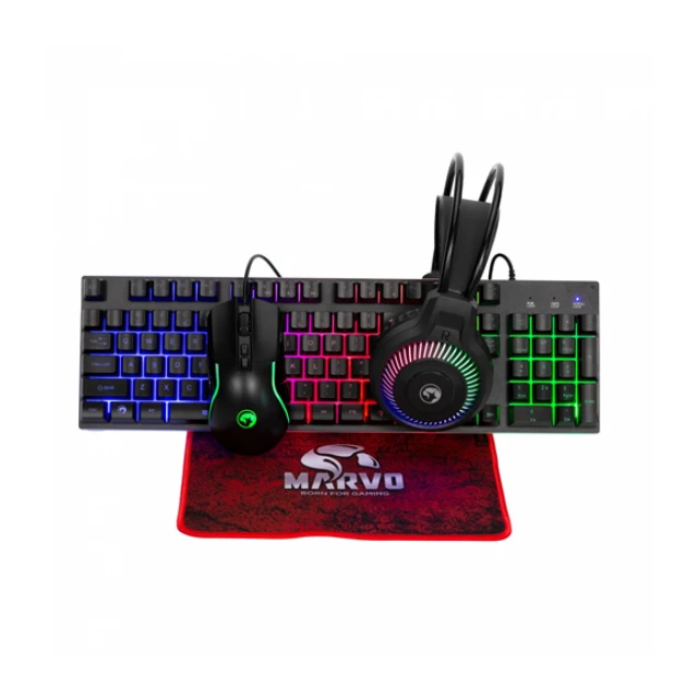 Tast+Mis+Slusalice+Podloga USB MARVO LOOT 40 CM416 