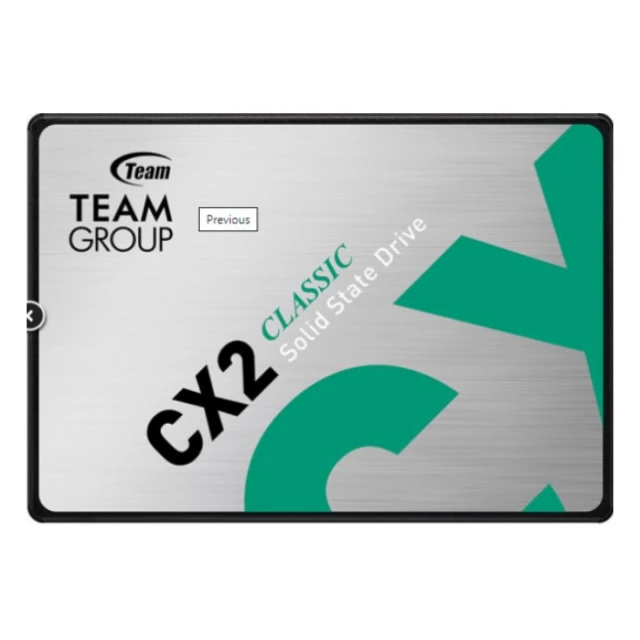 TeamGroup 2.5 512GB SSD SATA3 CX2 7mm 530/470 MB/s T253X6512G0C101