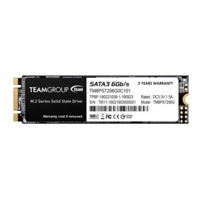 TeamGroup M.2 2280 256GB MS30 NGFF SSD SATA3 500/400MB/s TM8PS7256G0C101