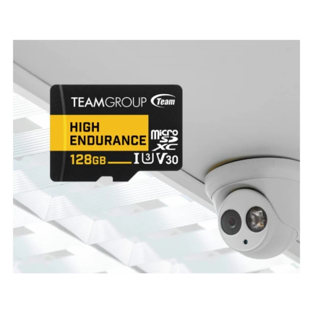 TeamGroup MICRO SDXC 128GB High Endurance UHS-I U3 V30,100/50MB/s, THUSDX128GIV3002 ZA VIDEO NADZOR!