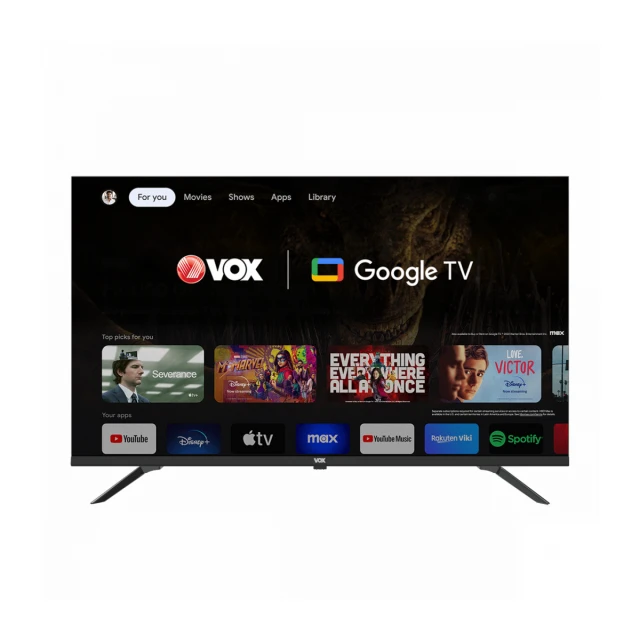 Televizor Vox 43GTU090 Smart, Direct LED, 4K UHD 43''(109 cm), DVB-T2/C/S2