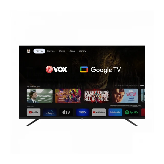 Televizor Vox 55GTU090 Smart, LED, 4K UHD, 55"(140cm),DVB-T2/C/S2