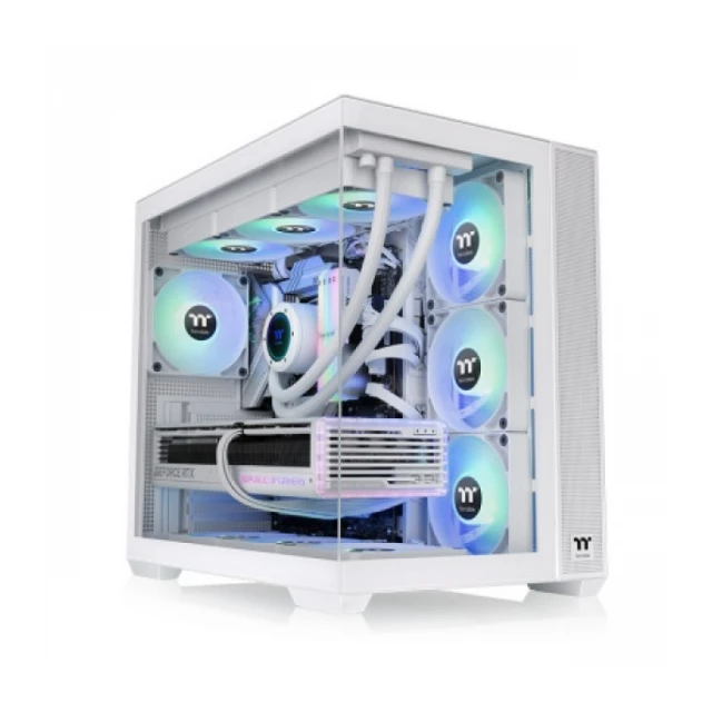 Thermaltake View 380 TG ARGB Snow White/Tempered Glass*2