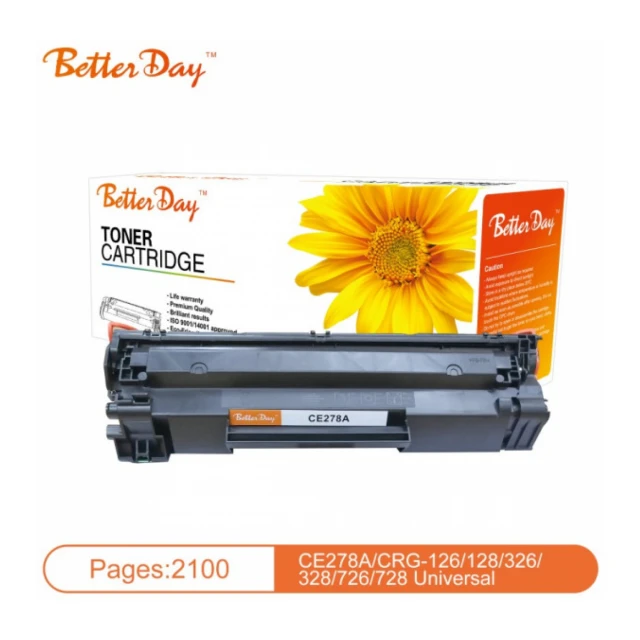 Toner BetterDay CE278A/CRG728 zam. kaseta za HP 2.1k